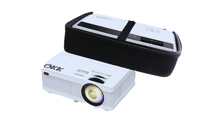QKK Projector for Outdoor Movies 