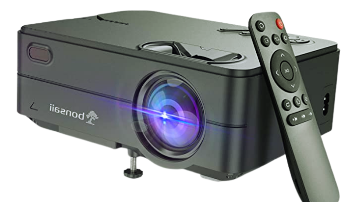 Bonsaii PJ8001 4500Lux LED Portable Projector