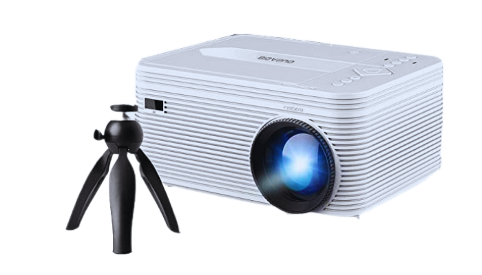 BIGASUO [2021 Upgrade] Mini Projector